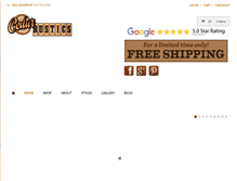 Tablet Screenshot of cedarrustics.com